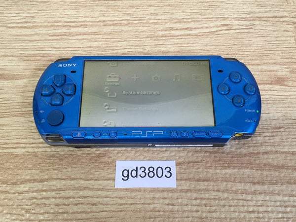 gd3803 Plz Read Item Condi PSP-3000 VIBRANT BLUE SONY PSP Console Japan