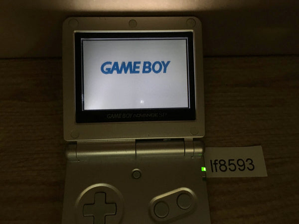 lf8593 Plz Read Item Condi GameBoy Advance SP Platinum Silver Console Japan