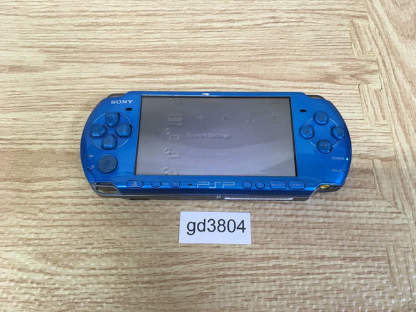 gd3804 Plz Read Item Condi PSP-3000 VIBRANT BLUE SONY PSP Console Japan