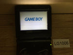 LG1006 Plz Read Item Condi GameBoy Advance SP Onyx Black Console Japan