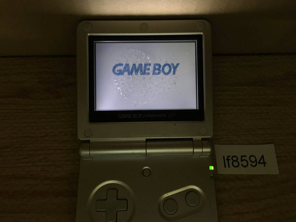 lf8594 Plz Read Item Condi GameBoy Advance SP Platinum Silver Console Japan