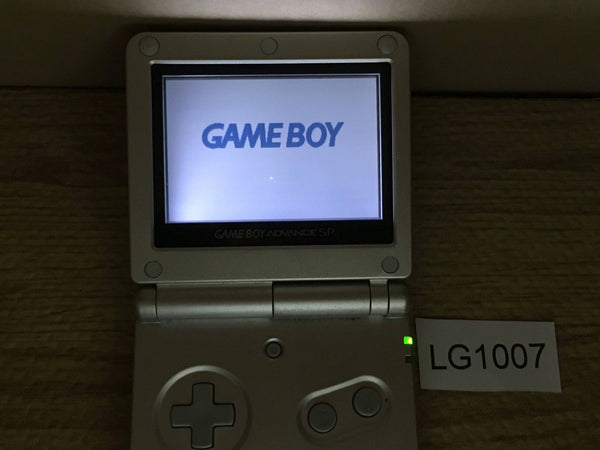 LG1007 Plz Read Item Condi GameBoy Advance SP Platinum Silver Console Japan