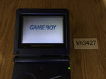 kh3427 Plz Read Item Condi GameBoy Advance SP Azurite Blue Console Japan