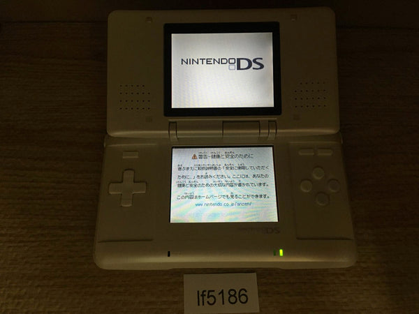 lf5186 Plz Read Item Condi Nintendo DS Pure White Console Japan