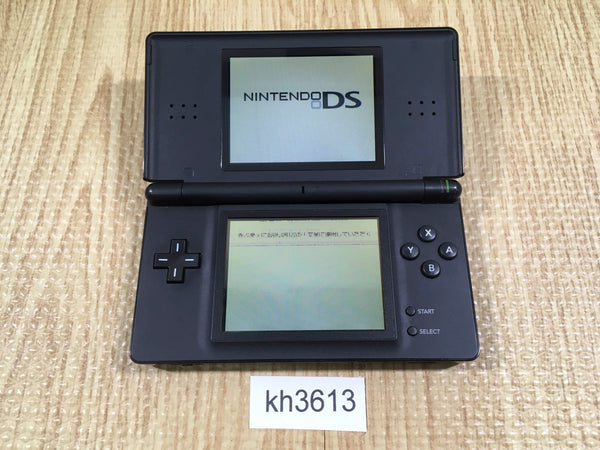 kh3613 Plz Read Item Condi Nintendo DS Lite Jet Black Console Japan