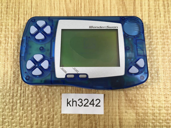 kh3242 Plz Read Item Condi Wonder Swan Skeleton Blue Bandai Console Japan