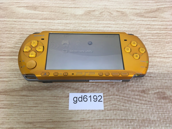 gd6192 Plz Read Item Condi PSP-3000 BRIGHT YELLOW SONY PSP Console Japan