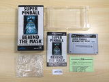 ue6383 Super Pinball Behind The Mask BOXED SNES Super Famicom Japan