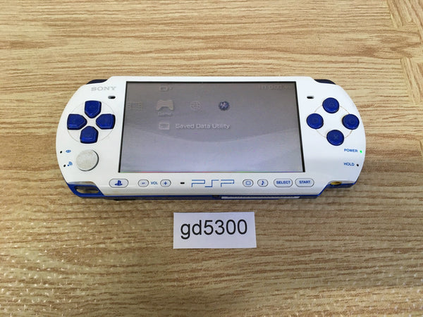 gd5300 Plz Read Item Condi PSP-3000 WHITE & BLUE SONY PSP Console Japan