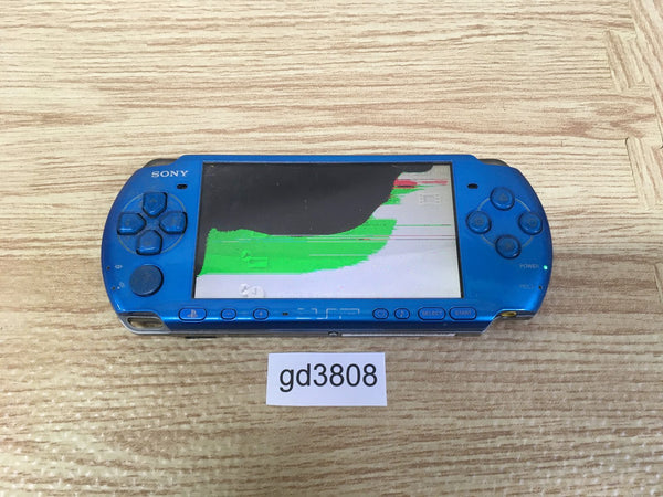 gd3808 Plz Read Item Condi PSP-3000 VIBRANT BLUE SONY PSP Console Japan