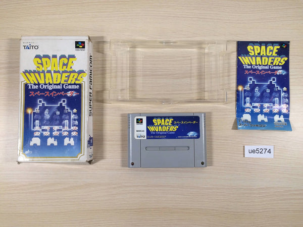 ue5274 Space Invaders The Original Game BOXED SNES Super Famicom Japan