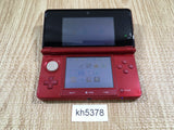 kh5378 No Battery Nintendo 3DS Flare Red Console Japan