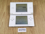 kh3703 Plz Read Item Condi Nintendo DS Lite Crystal White Console Japan