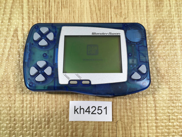 kh4251 Plz Read Item Condi Wonder Swan Skeleton Blue Bandai Console Japan