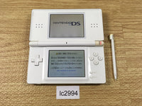 lc2994 Plz Read Item Condi Nintendo DS Lite Crystal White Console Japan