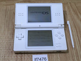 lf7476 Plz Read Item Condi Nintendo DS Lite Crystal White Console Japan