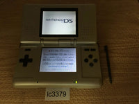 lc3379 No Battery Nintendo DS Platinum Silver Console Japan