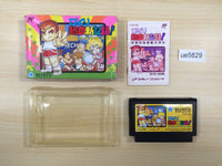 ue5829 Crash 'n' the Boys KUNIO NEKKETSU SHINKIROKU BOXED NES Famicom Japan