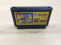 ue5829 Crash 'n' the Boys KUNIO NEKKETSU SHINKIROKU BOXED NES Famicom Japan