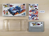 ue5276 Mini Yonku Shining Scorpion Let's & Go!! BOXED SNES Super Famicom Japan