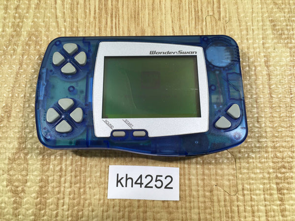 kh4252 Plz Read Item Condi Wonder Swan Skeleton Blue Bandai Console Japan