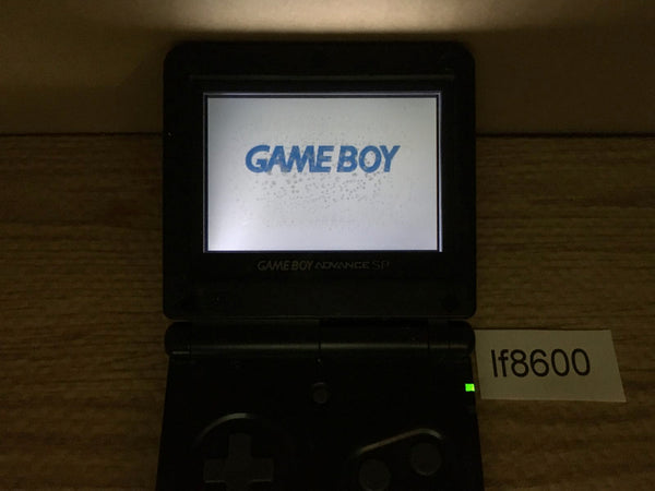 lf8600 Plz Read Item Condi GameBoy Advance SP Onyx Black Console Japan