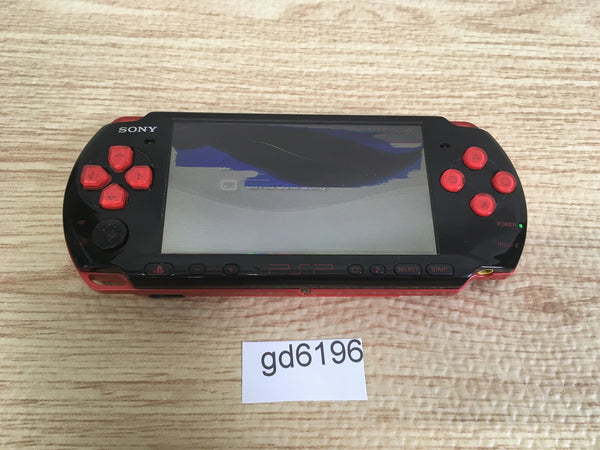 gd6196 Plz Read Item Condi PSP-3000 BLACK & RED SONY PSP Console Japan