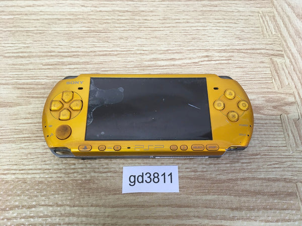 gd3811 Not Working PSP-3000 BRIGHT YELLOW SONY PSP Console Japan