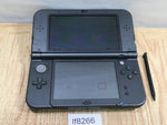 lf8266 Plz Read Item Condi Nintendo NEW 3DS LL XL METALLIC BLACK Console Japan