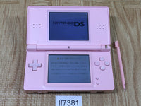 lf7381 No Battery Nintendo DS Lite Noble Pink Console Japan