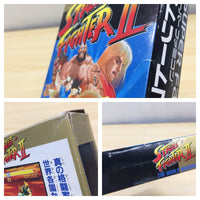 ue6620 Street Fighter II 2 BOXED SNES Super Famicom Japan