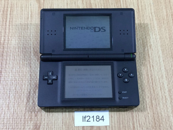 lf2184 Plz Read Item Condi Nintendo DS Lite Jet Black Console