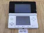 lf9792 Plz Read Item Condi Nintendo 3DS Ice White Console Japan