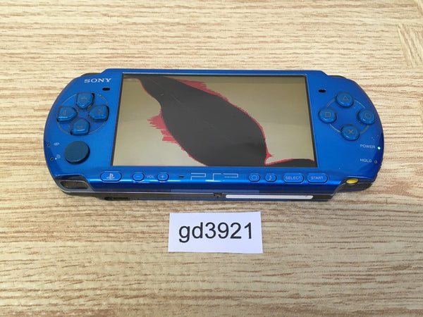 gd3921 Plz Read Item Condi PSP-3000 VIBRANT BLUE SONY PSP Console Japan