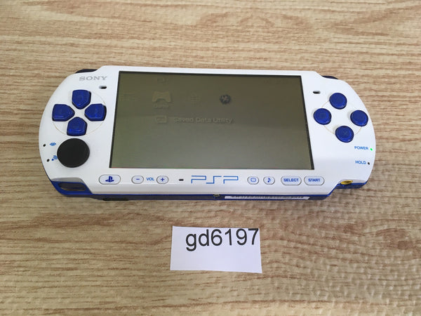 gd6197 Plz Read Item Condi PSP-3000 WHITE & BLUE SONY PSP Console Japan