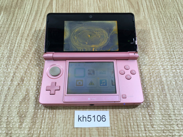 kh5106 Plz Read Item Condi Nintendo 3DS Misty Pink Console Japan