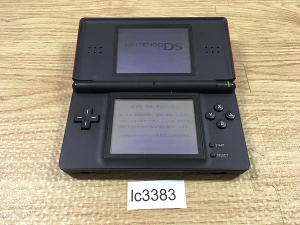 lc3383 Plz Read Item Condi Nintendo DS Lite Jet Black Console Japan