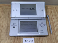 lf7383 Plz Read Item Condi Nintendo DS Lite Gross Silver Console Japan