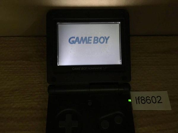 lf8602 Plz Read Item Condi GameBoy Advance SP Onyx Black Console Japan