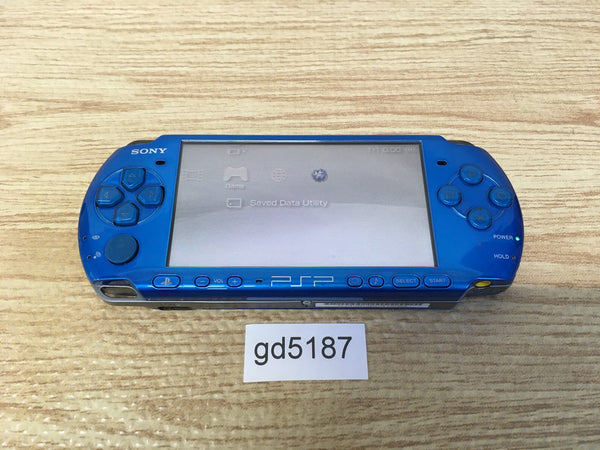 gd5187 Plz Read Item Condi PSP-3000 VIBRANT BLUE SONY PSP Console Japan