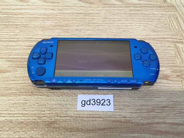 gd3923 Plz Read Item Condi PSP-3000 VIBRANT BLUE SONY PSP Console Japan