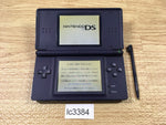 lc3384 Plz Read Item Condi Nintendo DS Lite Cobalt Black Console Japan