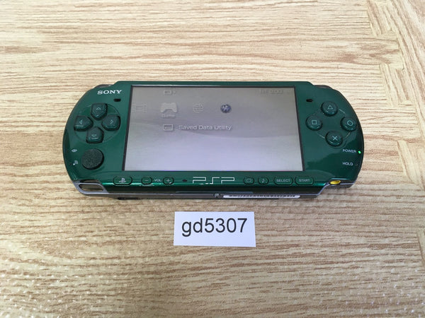 gd5307 Plz Read Item Condi PSP-3000 SPIRITED GREEN SONY PSP Console Japan