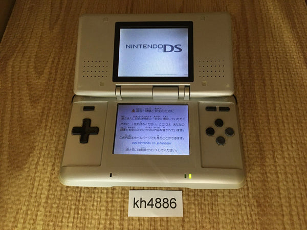 kh4886 Plz Read Item Condi Nintendo DS Platinum Silver Console Japan