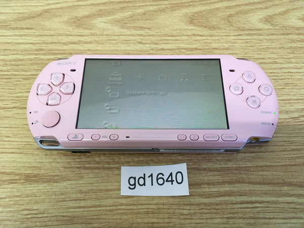 gd1640 Plz Read Item Condi PSP-3000 BLOSSOM PINK SONY PSP Console Japan