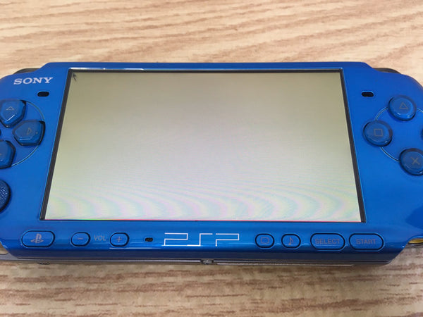 gd1760 Plz Read Item Condi PSP-3000 VIBRANT BLUE SONY PSP Console 