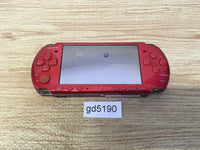 gd5190 Plz Read Item Condi PSP-3000 RADIANT RED SONY PSP Console Japan