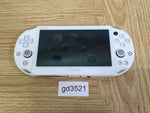 gd3521 Plz Read Item Condi PS Vita PCH-2000 WHITE SONY PSP Console Japan