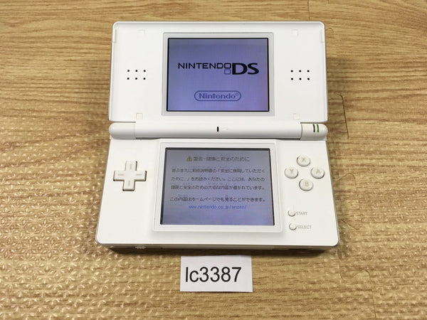 lc3387 Plz Read Item Condi Nintendo DS Lite Crystal White Console Japan