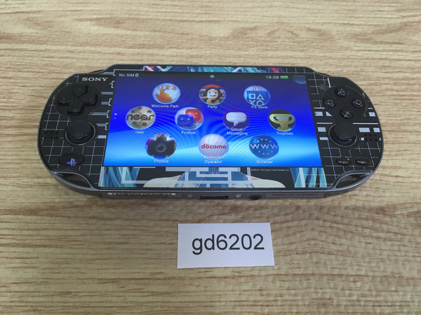 gd6202 Plz Read Item Condi PS Vita PCH-1000 CRYSTAL BLACK SONY PSP Console Japan